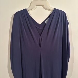 Maeve Purple V-Neck Tunic Dress